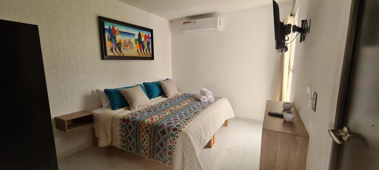 Moderno Depa Con Terraza Y Vista Extraordinaria Apartman Manzanillo Kültér fotó