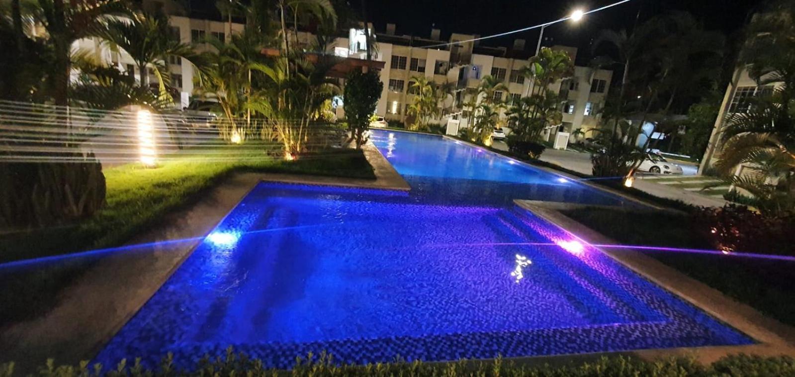 Moderno Depa Con Terraza Y Vista Extraordinaria Apartman Manzanillo Kültér fotó